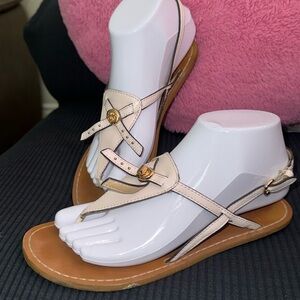 Coach leather sandals